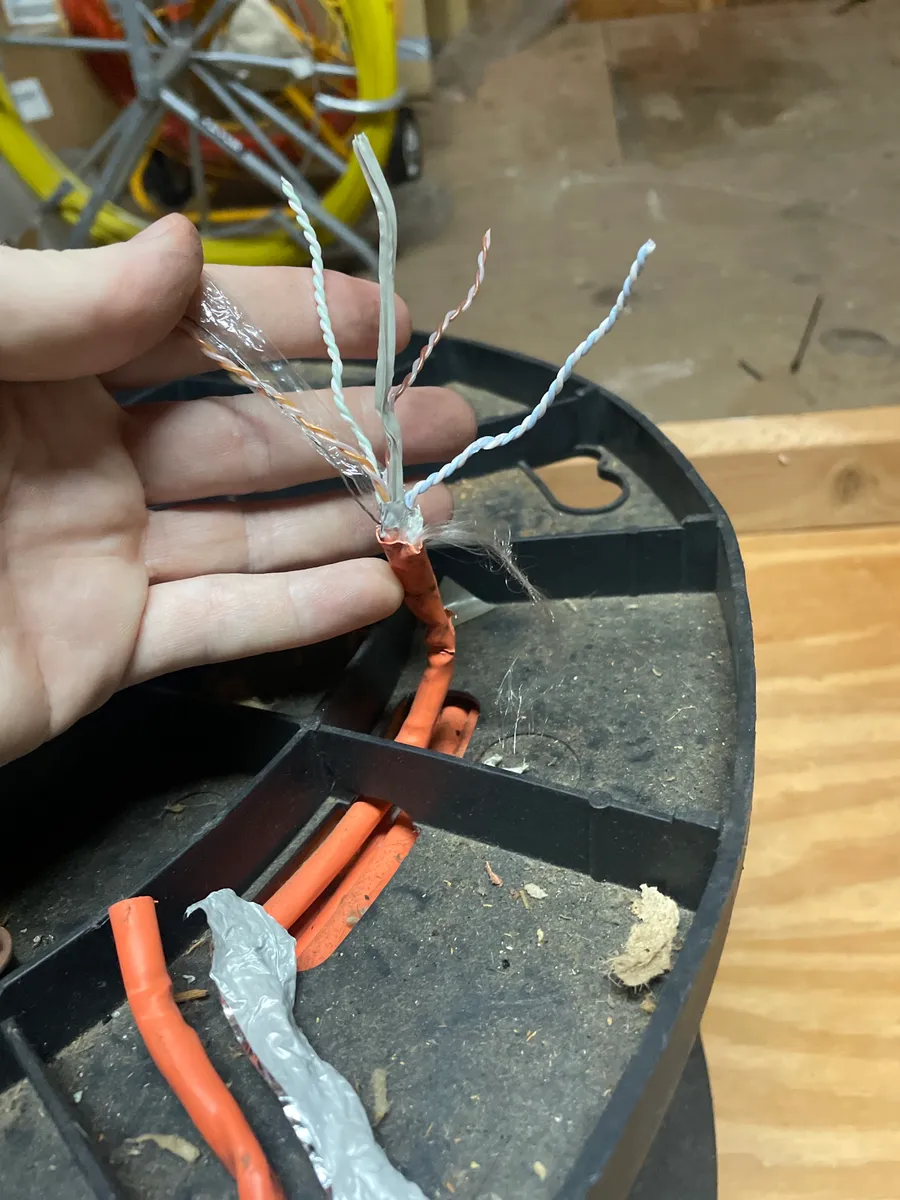 Berk-Tek LANmark-6 Cat6 CMP F/UTP Cable - Orange - 1,000 ft Reel thumbnail 4