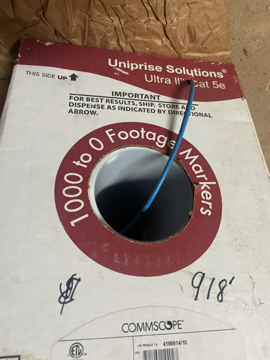 CommScope / Uniprise Ultra II 5504M Cat5e CMP Plenum Cable Boxes thumbnail 5