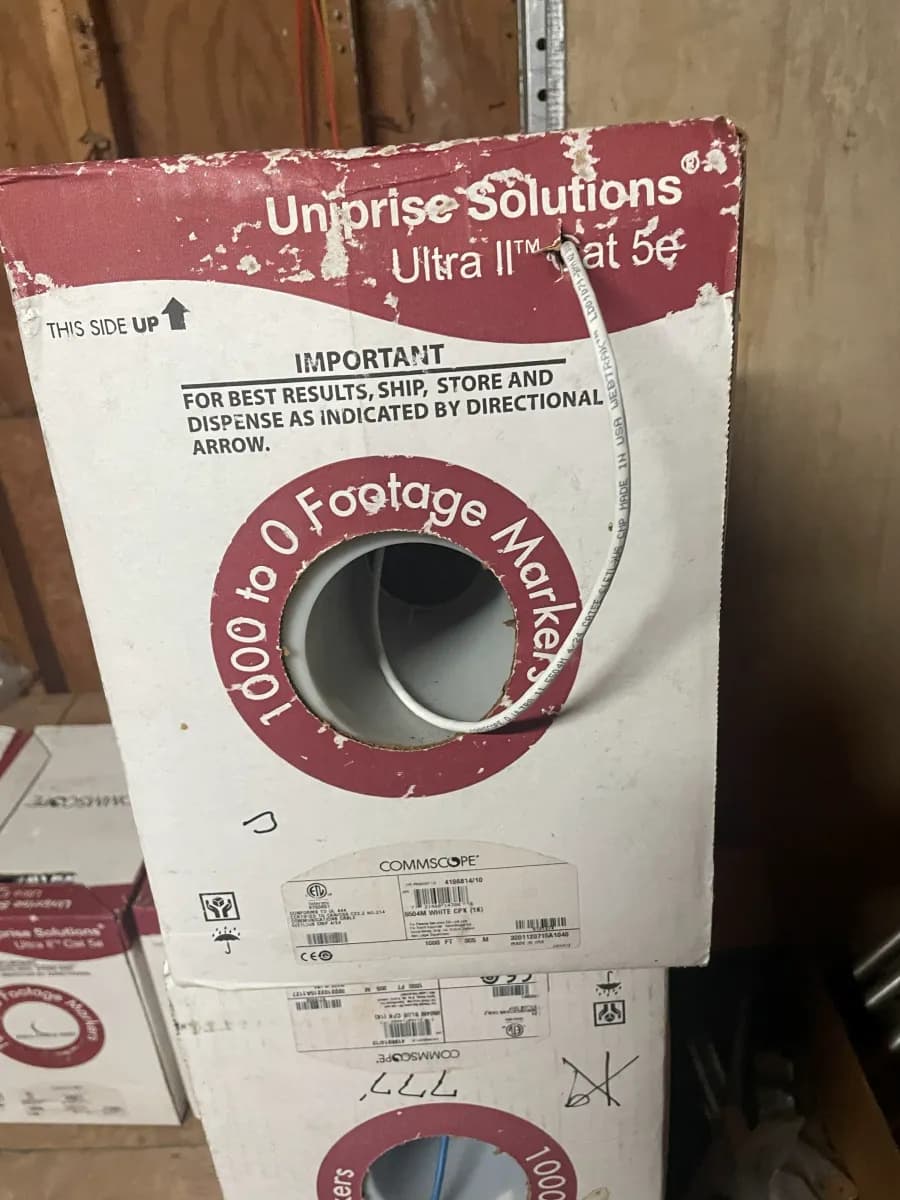 CommScope / Uniprise Ultra II 5504M Cat5e CMP Plenum Cable Boxes thumbnail 7