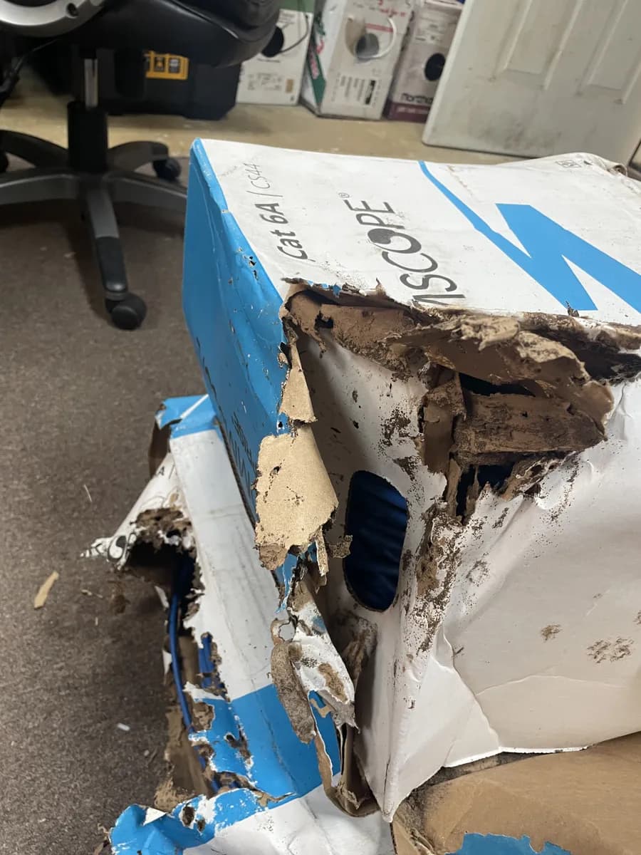 CommScope Cat6A Shielded Plenum Cable - 3 Full Reels (Damaged Boxes) thumbnail 4