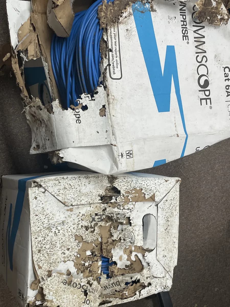 CommScope Cat6A Shielded Plenum Cable - 3 Full Reels (Damaged Boxes) thumbnail 7