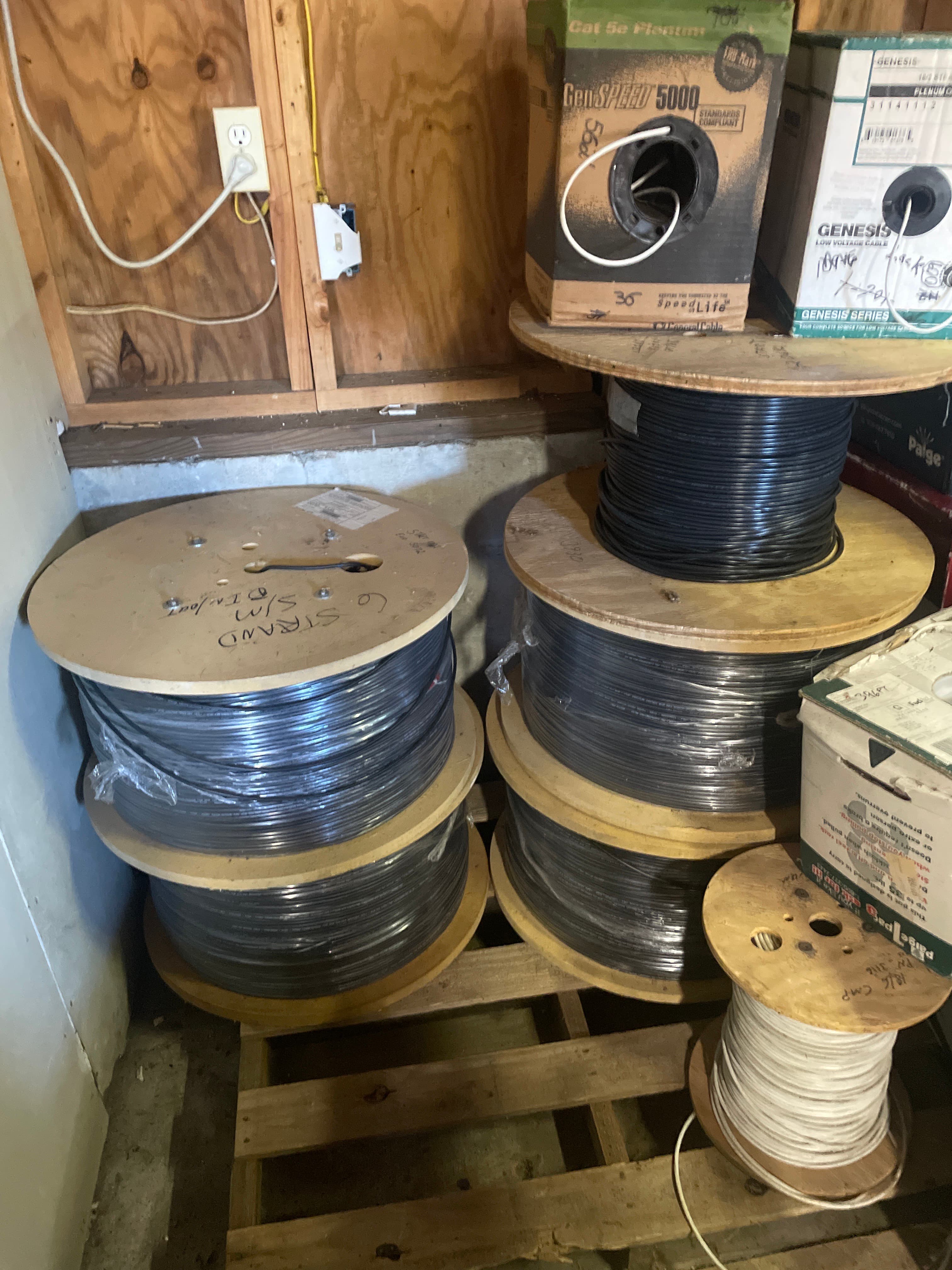 Berk-Tek OS2 Single-Mode Fiber Reel - 5070 ft